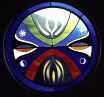 Dream mandala stained glass